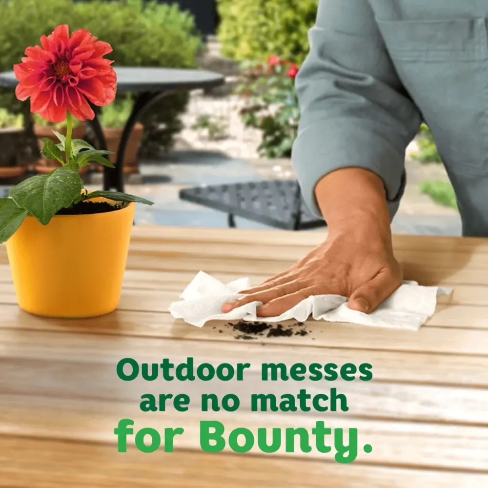 Bounty Select-A-Size Paper Towels. White. 8 Double Plus Rolls = 20 Regular Rolls - Image 3