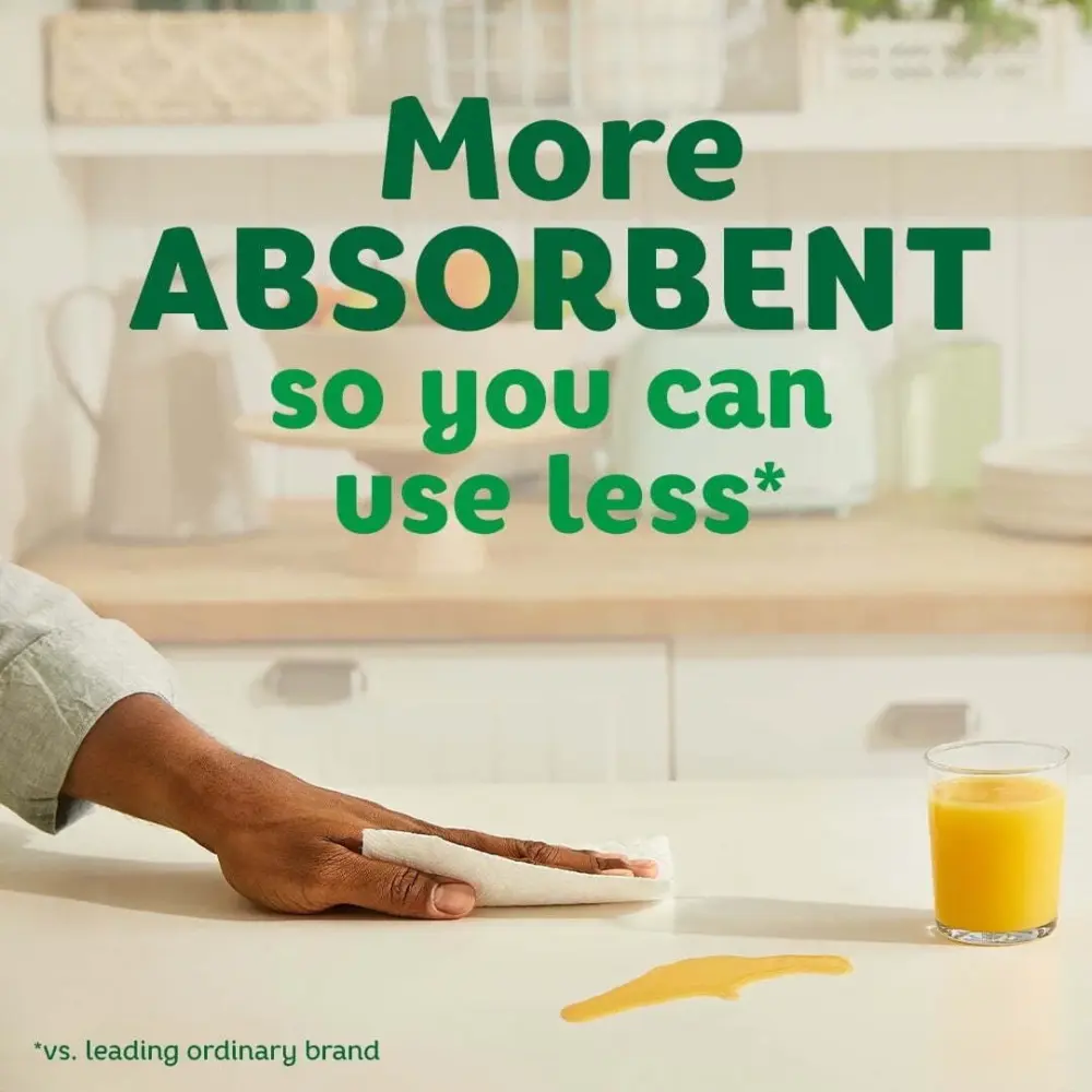 Bounty Select-A-Size Paper Towels. White. 8 Double Plus Rolls = 20 Regular Rolls - Image 4