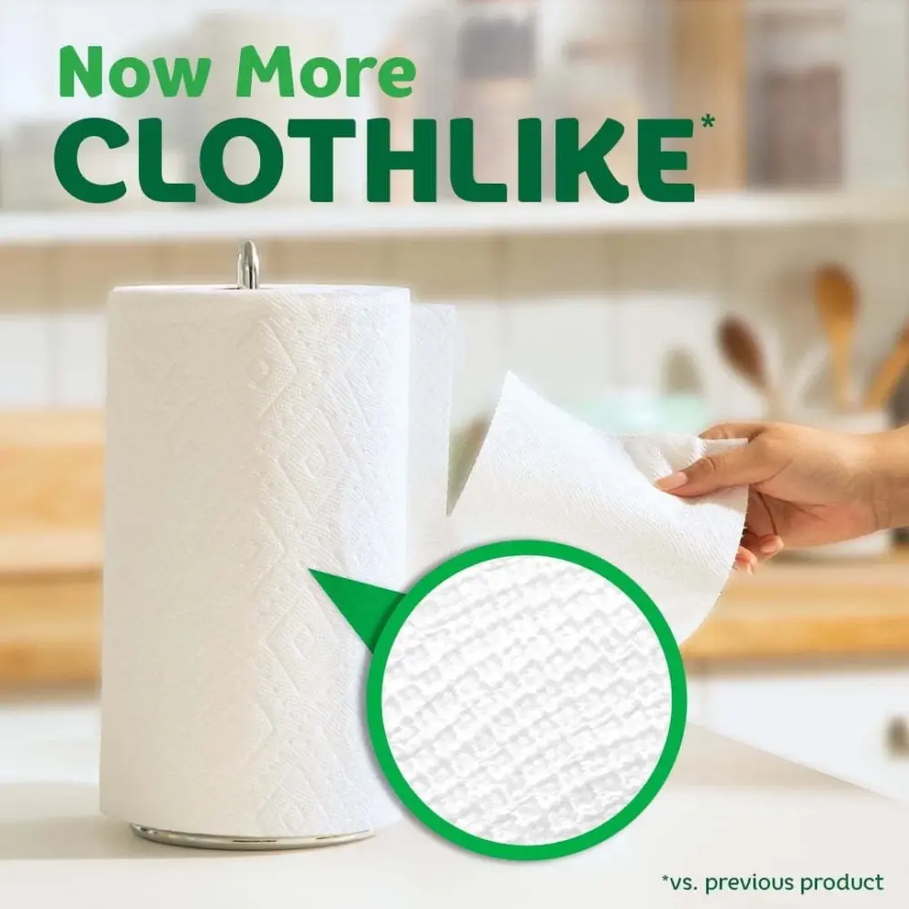 Bounty Select-A-Size Paper Towels. White. 8 Double Plus Rolls = 20 Regular Rolls - Image 10