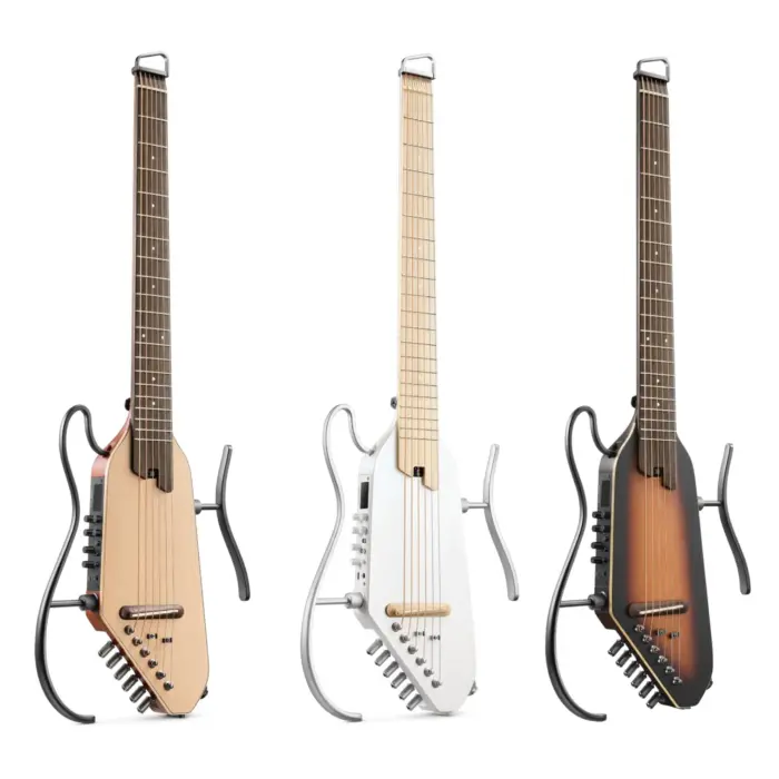 HUSH I PRO Acoustic-Electric Travel Guitar Kit with Sound Effects
