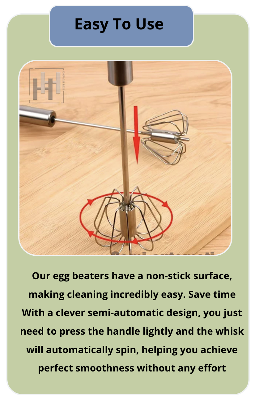 Manual❣Stainless Steel Hand Egg Beater