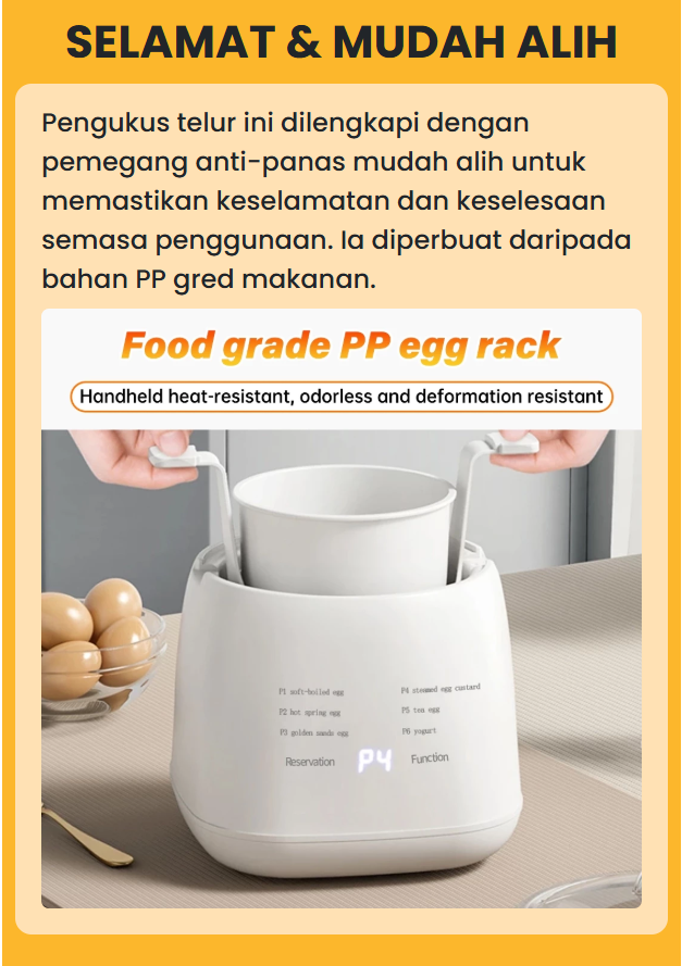 EGG COOKER Pengukus Telur Pelbagai Fungsi