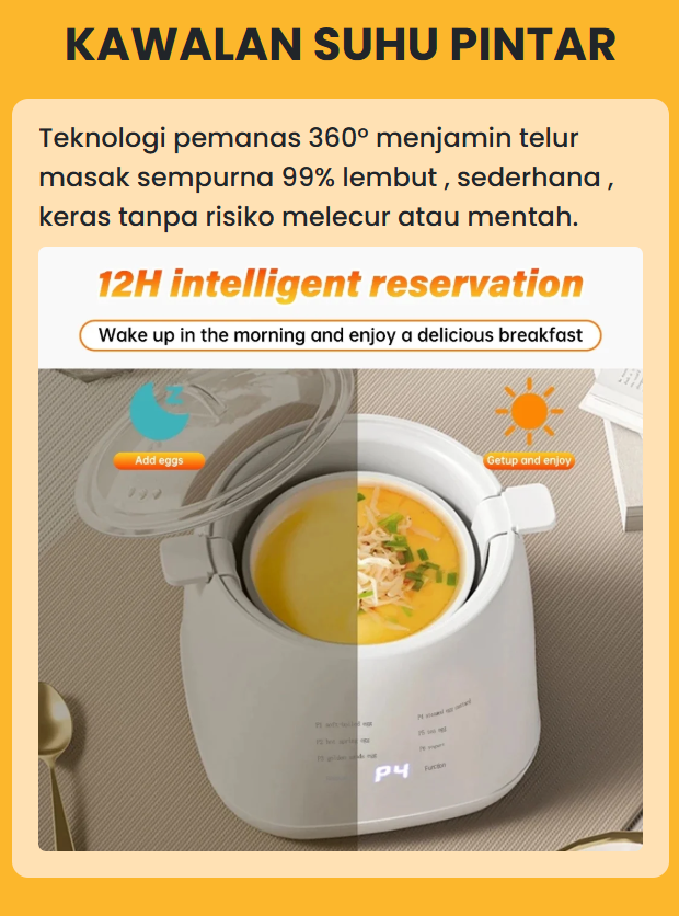 EGG COOKER Pengukus Telur Pelbagai Fungsi