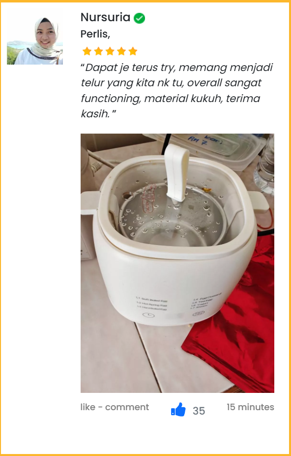 EGG COOKER Pengukus Telur Pelbagai Fungsi