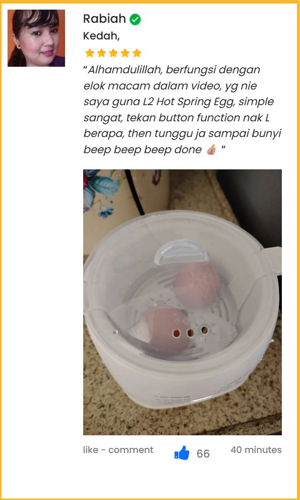 EGG COOKER Pengukus Telur Pelbagai Fungsi