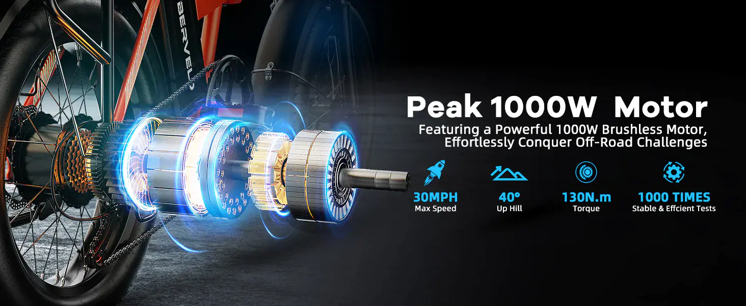 Foldable electric bicycle Up to 100Mile,35mph